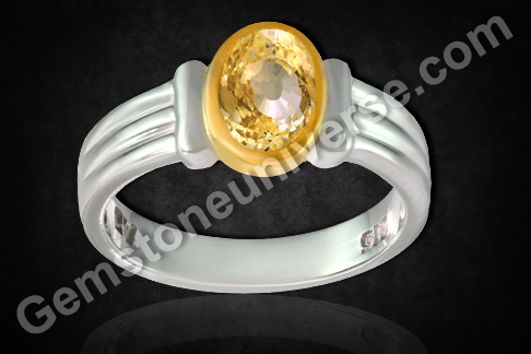 Pristine and Pure Jupiter Energies – Ceylonese Yellow Sapphire Talisman Ring for Divine Grace and Good Fortune