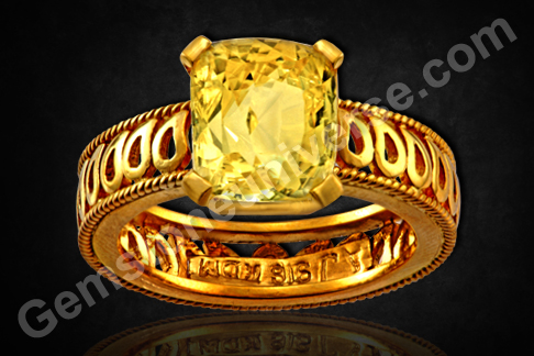 Exceptional and Rare â€“ Purity and Luxury at its Best in this Behemoth Natural Yellow Sapphire