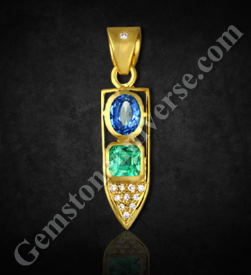 Triratna Pendant – Celebrating the Harmony of Saturn, Mercury and Venus