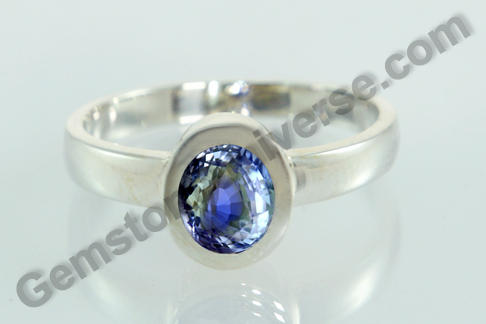 Natural Ceylon Blue Sapphire – Saturn Talisman Ring