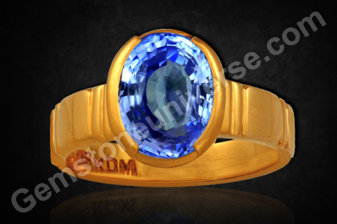 Stunning Ceylon Blue Sapphire – one-of-a-kind gem in a Saturn Talisman
