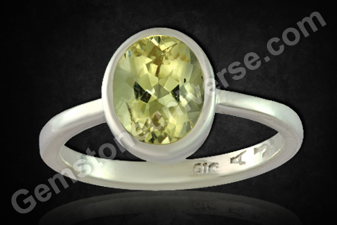 “Gift of the Sun†– Natural Heliodor Ring