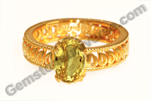 Ceylon Natural Yellow Sapphire – Fine Jupiter Talisman