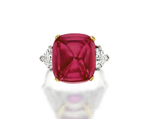 27.67 carats ruby ring Image Sotheby's