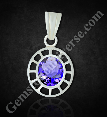 Powerful and Awe Inspiring Iolite – Saturn Talisman Pendant