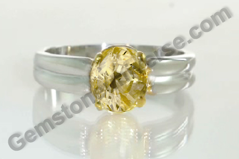 Lustre and Brilliance at its Best in A Natural Ceylon Yellow Sapphire