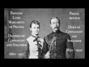 Princess Luise Margareta and Duke of Connaught Princess Luise Margareta and Duke of Connaught