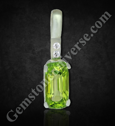 Burmese Peridot â€“ Lovely Gem in a Mercury Talisman Pendant