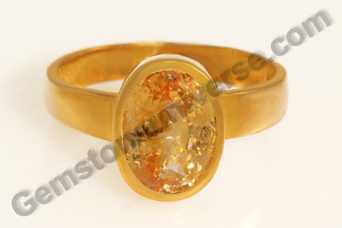 A Livewire Gem – Striking Ceylon Yellow Sapphire in a Jupiter Talisman Ring