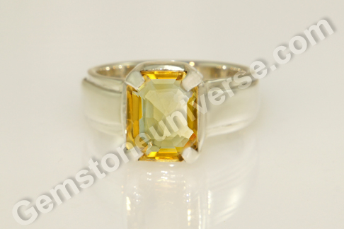 Imperial Golden Yellow Topaz - Substitute Gem of Yellow Sapphire in Jupiter Talisman Ring