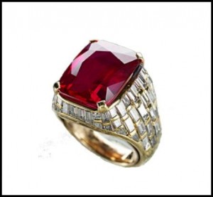 Burmese Ruby Bvlgari Ring Burmese Ruby Bvlgari Ring