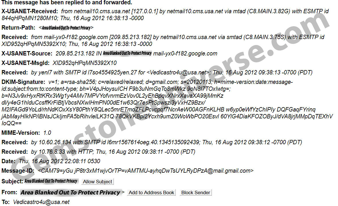 DKIM signature for e mail proof DKIM signature for e mail proof