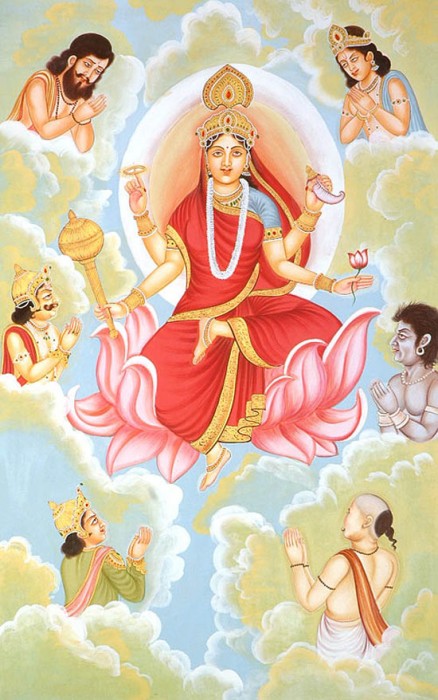 Celebrating the Divine Feminine/Shakti and the Navratnas IX – Mother Siddhidatri and Natural Chrysoberyl Cat’s Eye