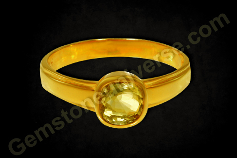 Natural Yellow Sapphire of 2.10 carats Gemstoneuniverse Natural Yellow Sapphire of 2.10 carats Gemstoneuniverse