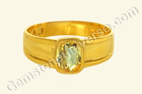 The Glory of Jupiter Finding Manifestation in a Glorious Gem – Natural Ceylon Yellow Sapphire
