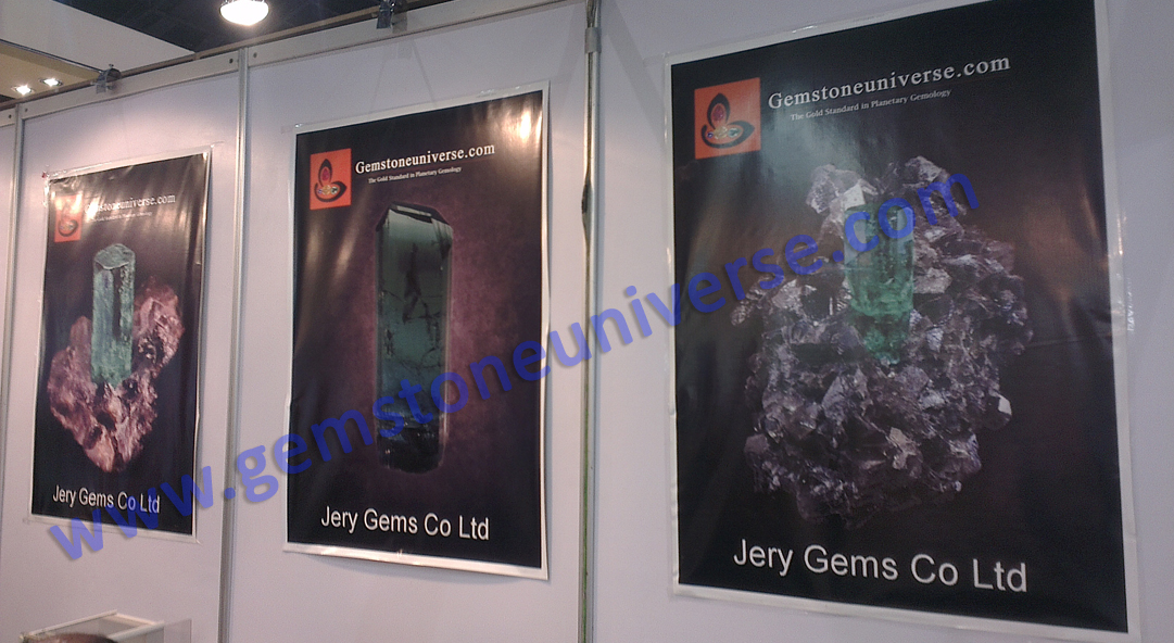 The Gemstoneuniverse exhibit at the 50th BGJF