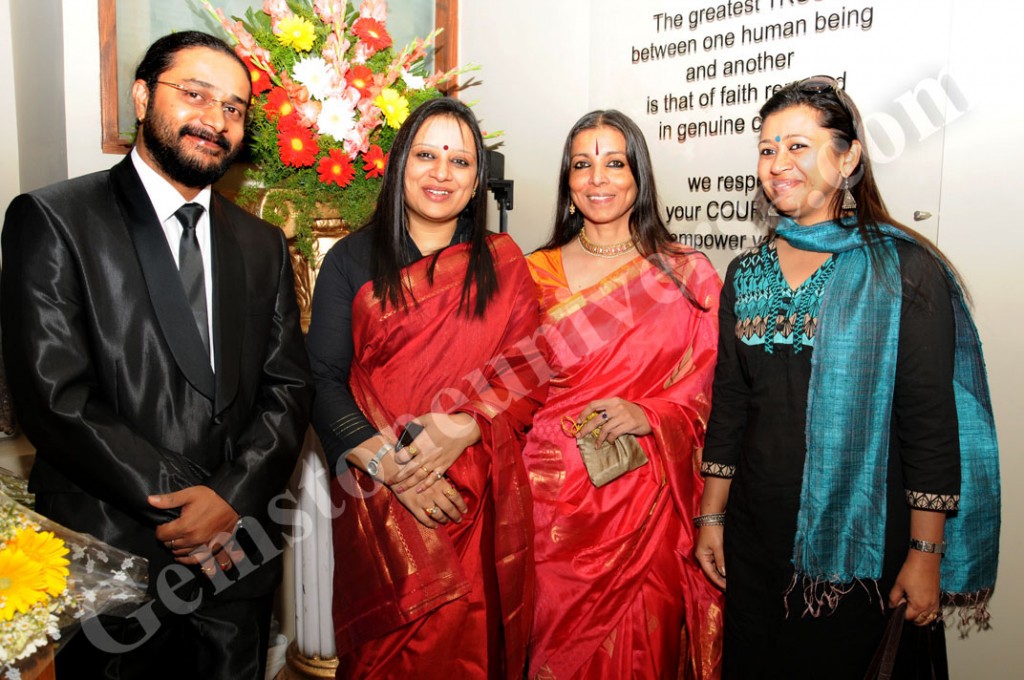 Abhijita Kulshrestha and Mr. S Ananthram senior Team Members are seen here with Gemstoneuniverse patrons.