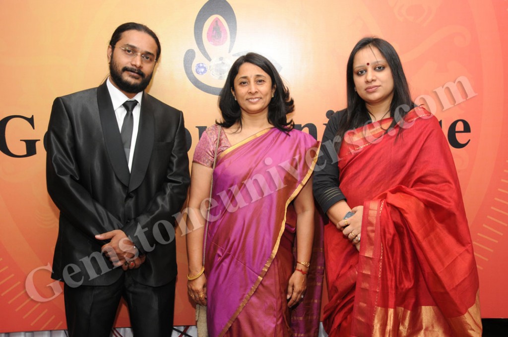 Mr. S Ananthram, Sanggita K and Abhijita Kulshrestha-Gemstoneuniverse team members