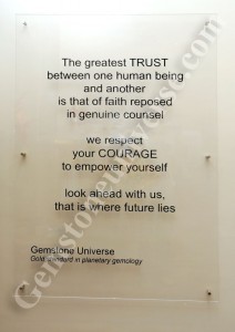 We love our patrons and this is our philosophy – what we live by greets you at the door.
