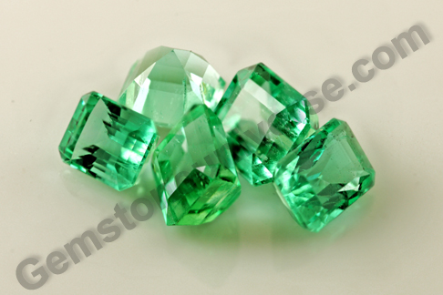 Super Premium Colombian Emeralds from Lot Venus Super Premium Colombian Emeralds from Lot Venus