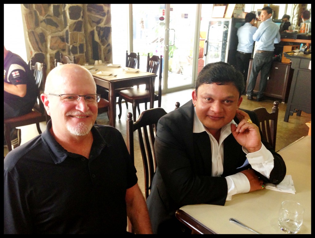 The effects of a good lunch are quite evident- All Smiles! Guruji Shrii Arnav and the legendary Richard W Hughes the author of the classic Ruby & Sapphire The effects of a good lunch are quite evident- All Smiles! Guruji Shrii Arnav and the legendary Richard W Hughes the author of the classic Ruby & Sapphire
