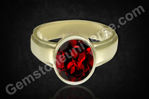 Natural Red Garnet - Upratna for Sun