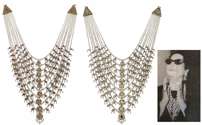 Umm Khultum with the necklace Image Christies