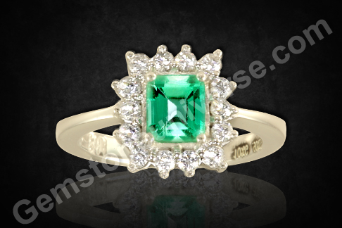 Emerald and Diamond Ring | Perfect Birthstone Engagement Ring
