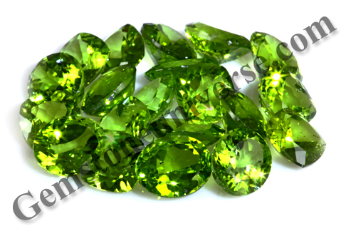 Calibrated Natural Peridots from China Lot Name Alke