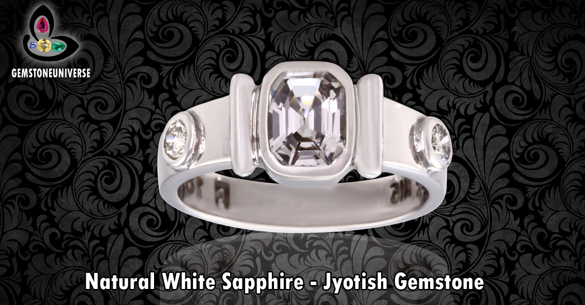 Healing Vedic Astrology Gemstones: White Sapphire