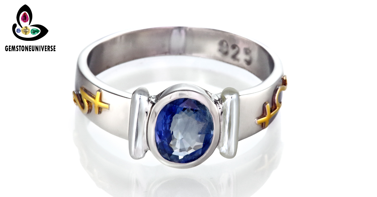 Blue Sapphire power in an Unheated Ceylon Blue Sapphire Ring
