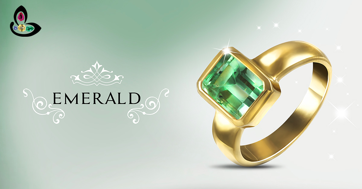 Beautiful Colombian emerald ring with high clarity