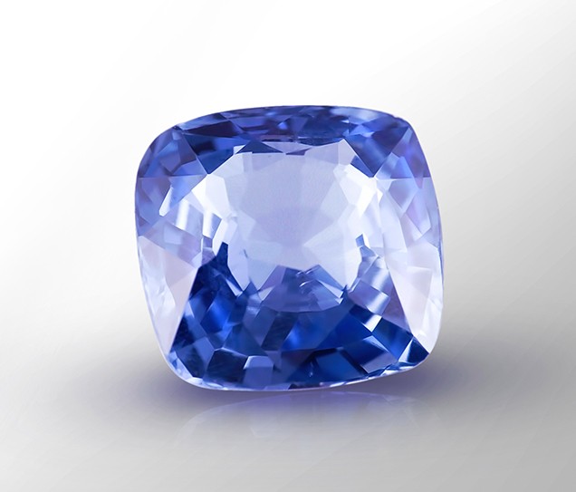 The Blue Sapphire before it was set in the ring