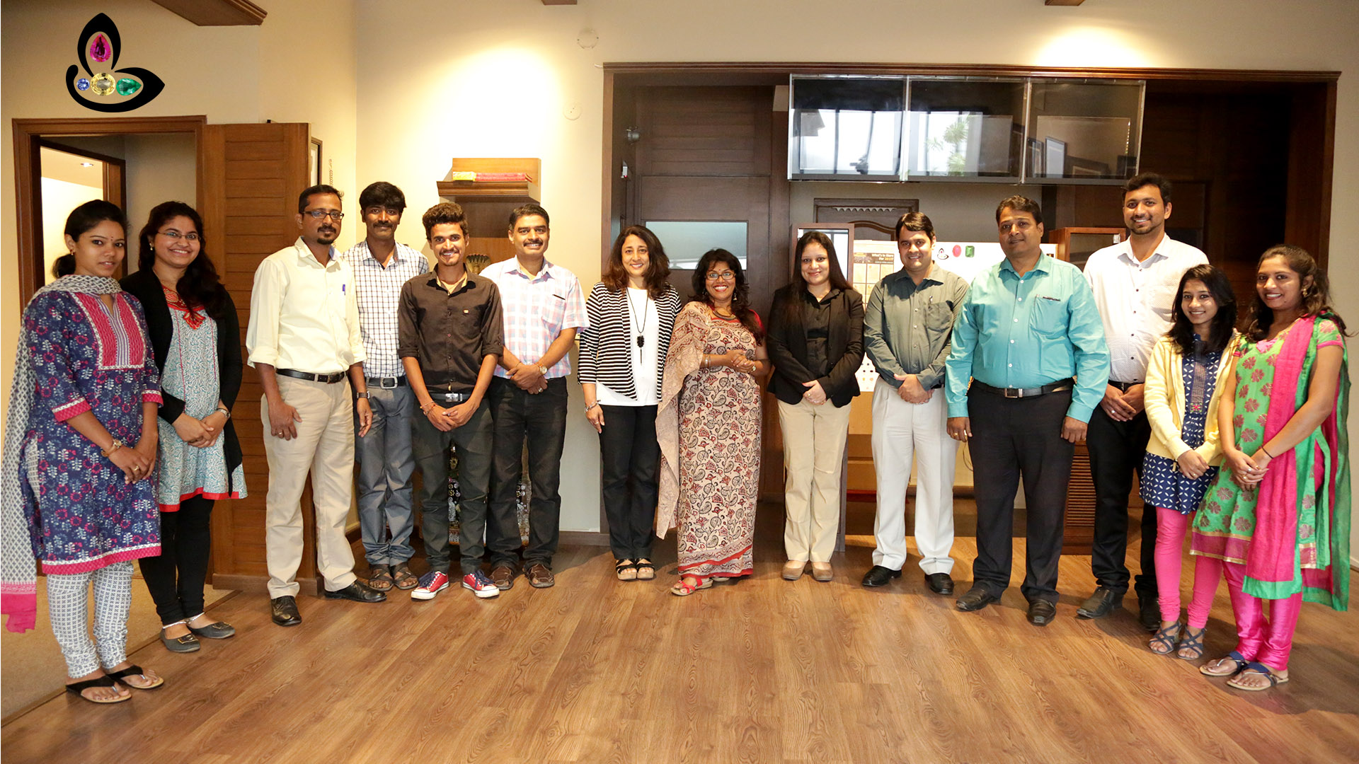 A beaming team on the successful completion of the Workshop. A job well done and accomplished shows