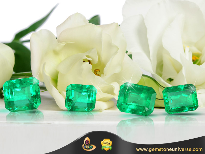 Light green or a dark green emerald as per rashi Astrology