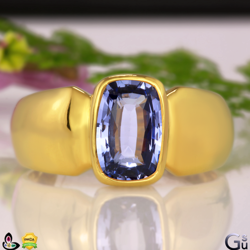 Indraneelam Bluish Violet Blue Sapphire from Gemstoneuniverse collection of fine Jyotish Gemstones