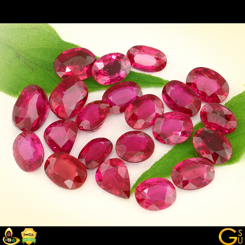 Fine Unheated Mozambique Rubies from the Gemstoneuniverse Collection of Fine Gemstones