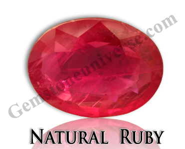 Natural Ruby Ruled by Sun can Balance the Muladhara Chakra