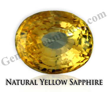 Natural Yellow Sapphire For healing the Throat Chakra